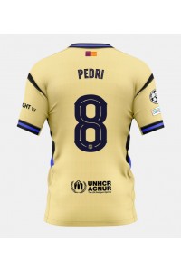 Barcelona Pedri Gonzalez #8 Jalkapallovaatteet Vieraspaita 2025-26 Lyhythihainen